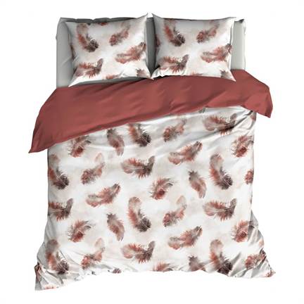 Satin d'Or Plumes housse de couette