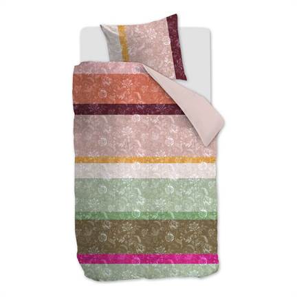 Oilily Rayures Fleuries housse de couette