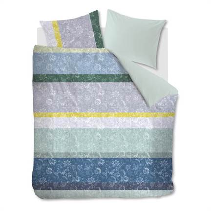 Oilily Rayures Fleuries housse de couette