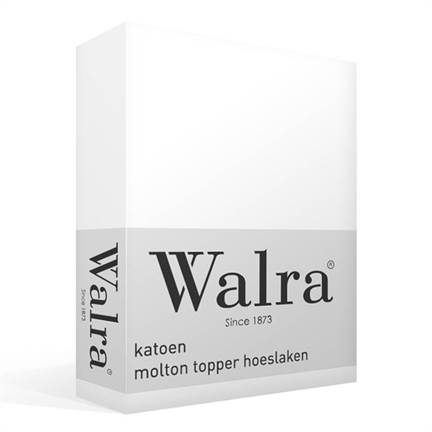 Walra drap-housse surmatelas molleton pur coton
