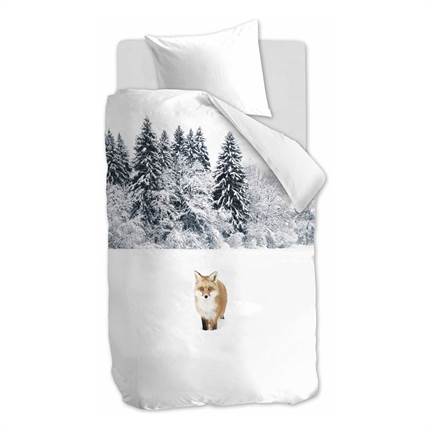 Ambiante Renard housse de couette en flanelle