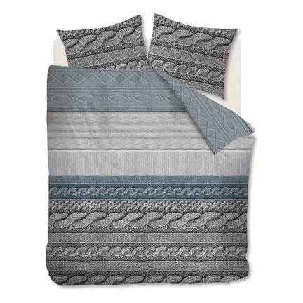Ambiante Wende housse de couette en flanelle