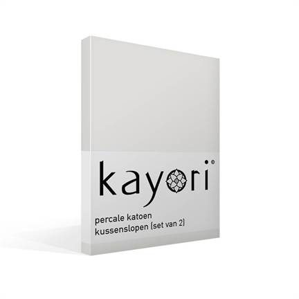 Kayori Shizu taies d’oreiller en percale pur coton bio (lot de 2)
