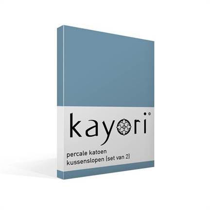 Kayori Shizu taies d’oreiller en percale pur coton bio (lot de 2)
