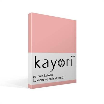 Kayori Shizu taies d’oreiller en percale pur coton bio (lot de 2)