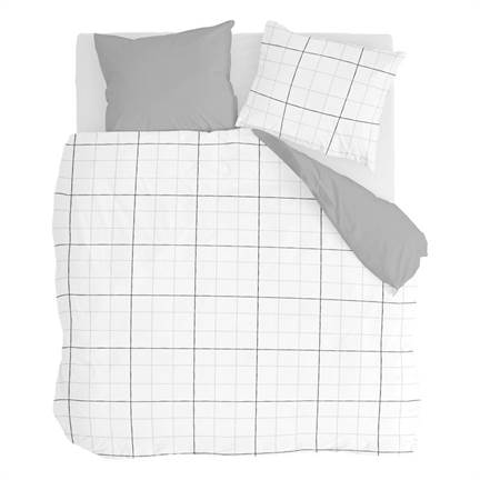 Walra Quadrillage housse de couette