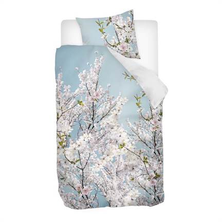 Snoozing Ciel Bleu housse de couette en flanelle