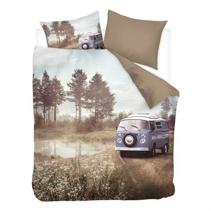 Snoozing Elon housse de couette en flanelle