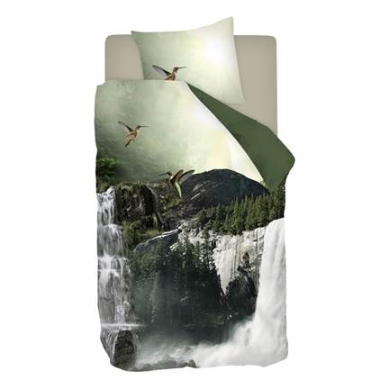 Snoozing Cascade housse de couette en flanelle