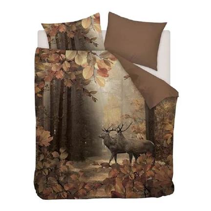 Snoozing Cerfs housse de couette en flanelle