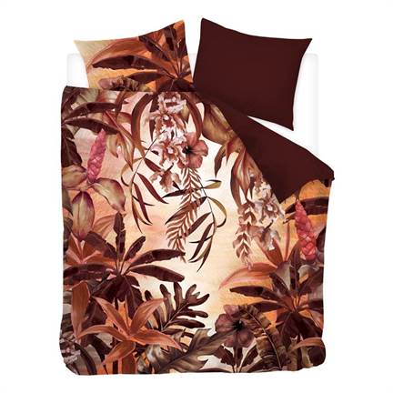 Snoozing Forêt tropicale housse de couette en flanelle