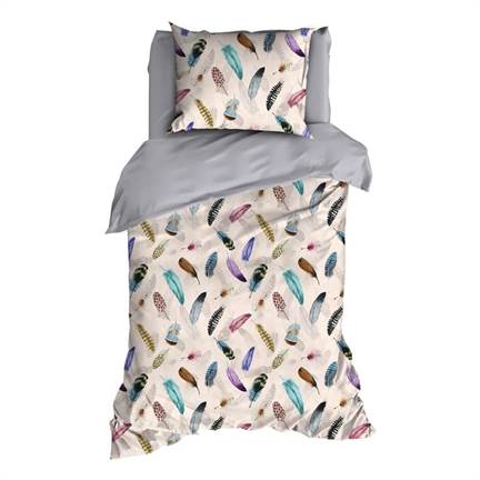 Satin d'Or Feathers housse de couette