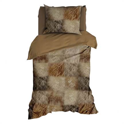 Satin d'Or Fourrure housse de couette