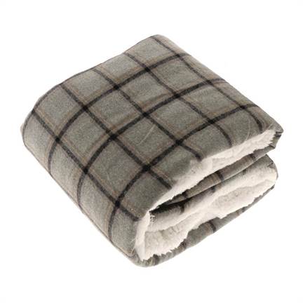 Unique Living Bingley plaid polaire