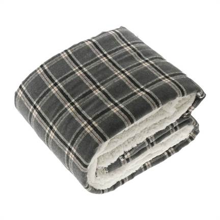 Unique Living Bingley plaid polaire