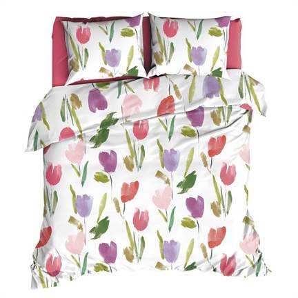 Romanette Tulipes housse de couette