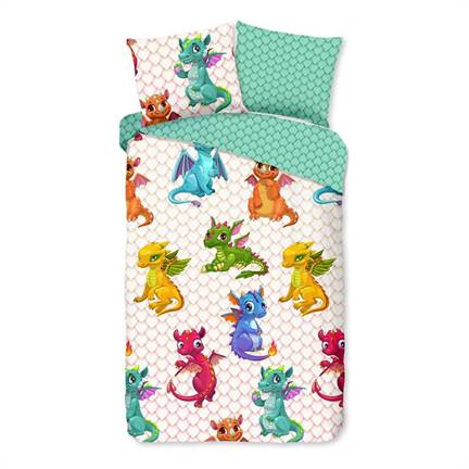 Good Morning Dragons housse de couette