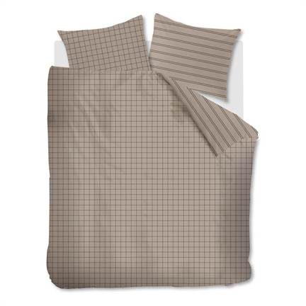 VT Wonen Quadrillage housse de couette en flanelle