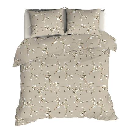 Romanette Hiver Fleuri housse de couette en flanelle