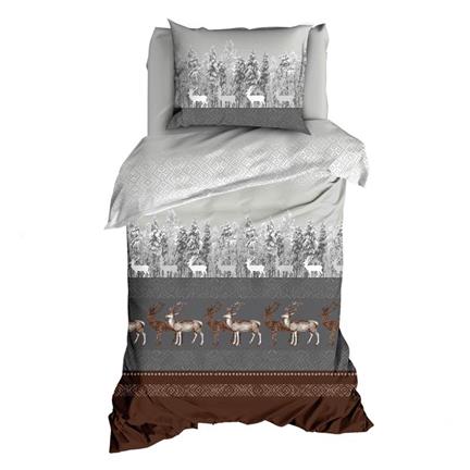 Romanette Rossignol housse de couette en flanelle