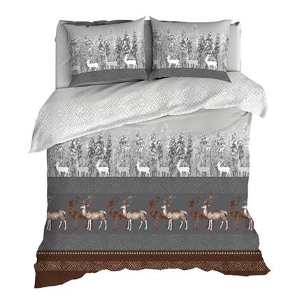 Romanette Rossignol housse de couette en flanelle
