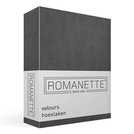 Romanette drap-housse velours