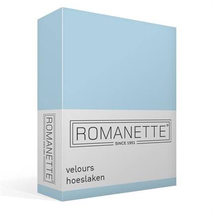 Romanette drap-housse velours