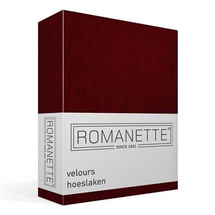 Romanette drap-housse velours