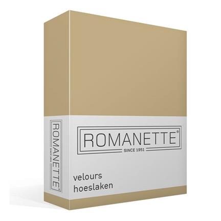 Romanette drap-housse velours