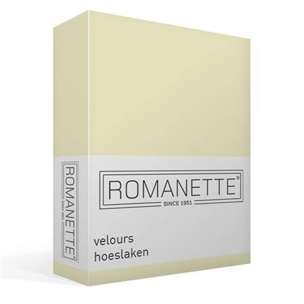 Romanette drap-housse velours