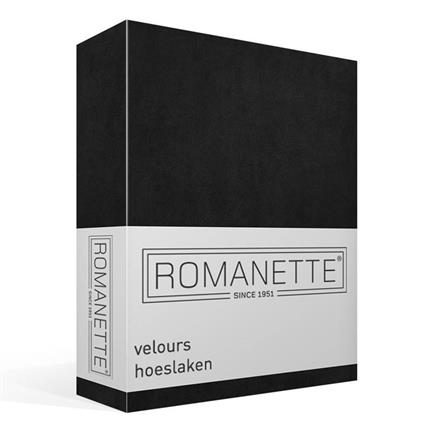 Romanette drap-housse velours
