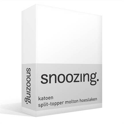 Snoozing drap-housse surmatelas TR en coton molletonné