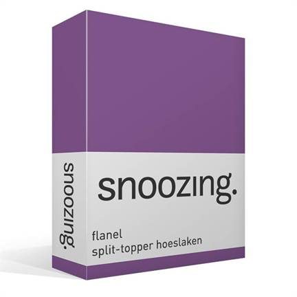Snoozing drap-housse surmatelas TR en flanelle