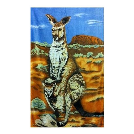 Kangourou serviette de plage