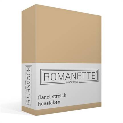 Romanette drap-housse flanelle stretch