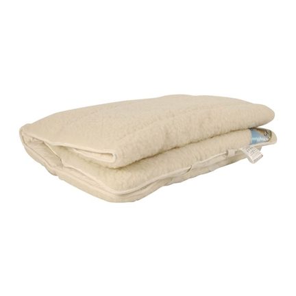 Snoozing Texel surmatelas en laine pour lit d'enfant