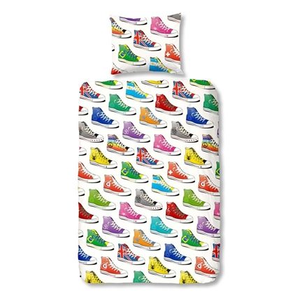 Good Morning Sneakers housse de couette en flanelle