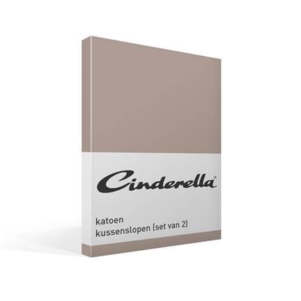 Cinderella Basic taies d’oreiller en coton 57 fils (lot de 2)