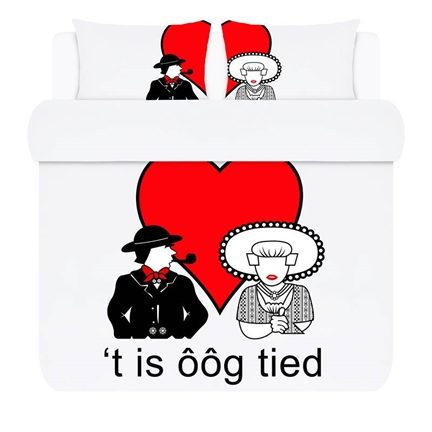 Leuk Zeeuws Boer & Boerin Tied housse de couette