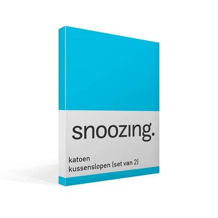Snoozing taies d'oreiller en coton (lot de 2)