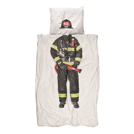 SNURK Pompier housse de couette en flanelle