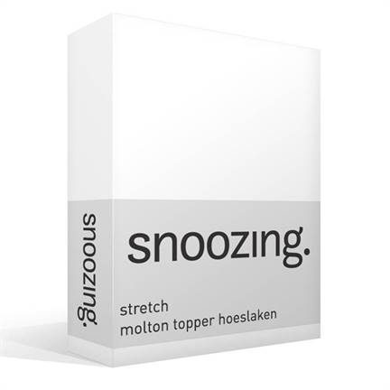Snoozing drap-housse en molleton stretch pour surmatelas