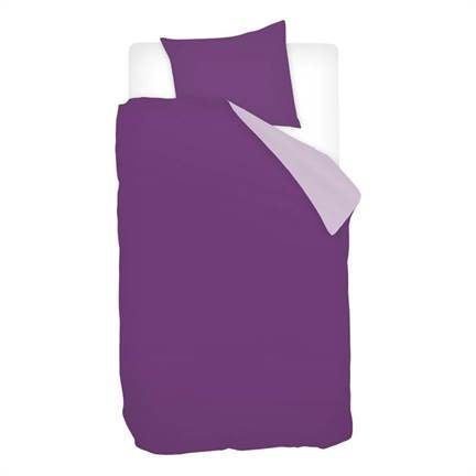 Snoozing Bicolore housse de couette en flanelle