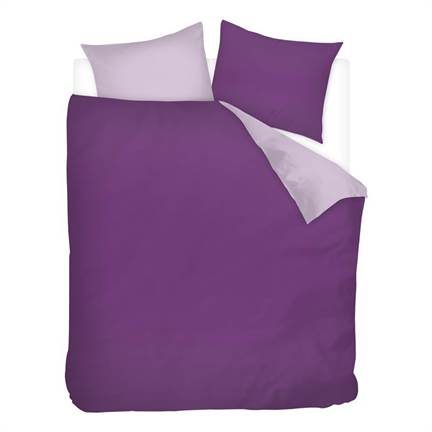 Snoozing Bicolore housse de couette en flanelle
