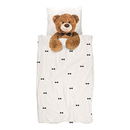 SNURK Nounours housse de couette en flanelle
