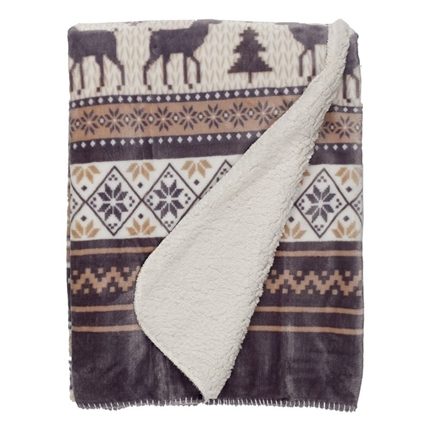 Unique Living Lenvik plaid polaire