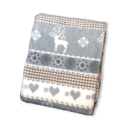 Unique Living Winter Plaid polaire