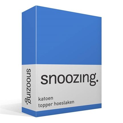 Snoozing drap-housse surmatelas en coton