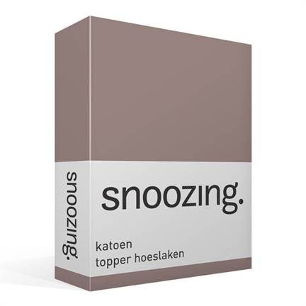 Snoozing drap-housse surmatelas en coton