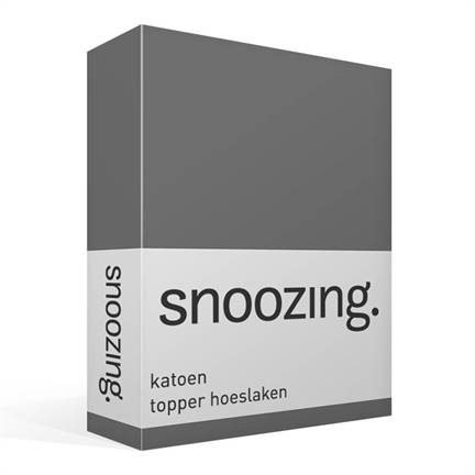Snoozing drap-housse surmatelas en coton